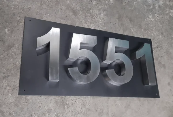 Numeros Acero Inoxidable 11