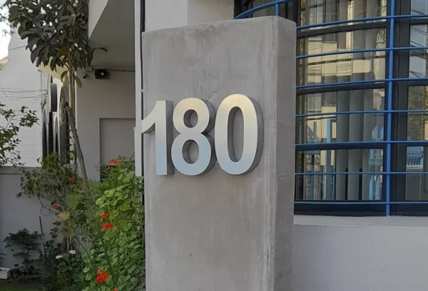 Numeros Acero Inoxidable 15