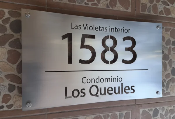 Numeros Acero Inoxidable 16