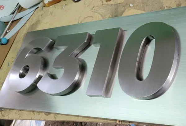 Numeros Acero Inoxidable 02