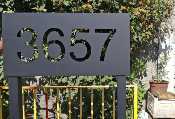 Numeros Acero Inoxidable 22